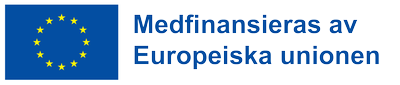 EU-flagga med texten: Medfinansieras av Europeiska unionen