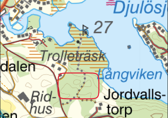 Karta över Trolldal. 